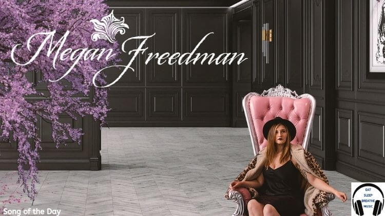 Megan Freedman Country Singer Sitting in a Pink Chair | Eat Sleep Breathe Music