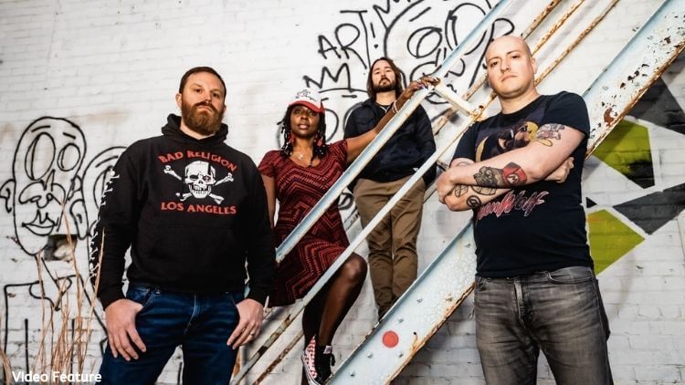 Band NC17 Standing on Steps | Eat Sleep Breathe Music