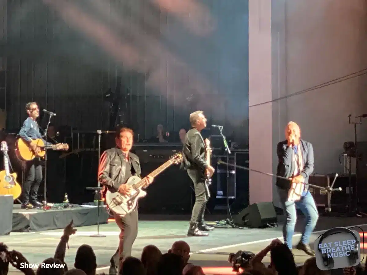 simple minds band on stage at PNC Bank Arts Theatre on June 11th 2025 | Show Review | Eat Sleep Breathe Music